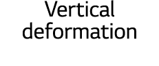 Vertical deformation