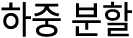 하중 분할