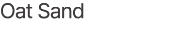 Oat Sand