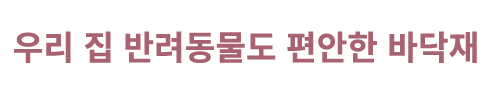 우리 집 반려동물도 편안한 바닥재